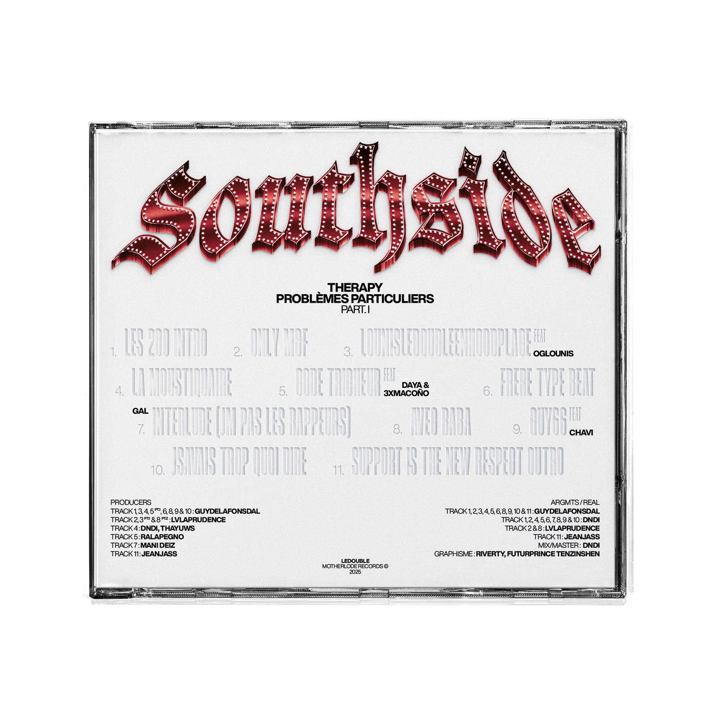 CD SOUTHSIDE THERAPY : Problèmes particuliers partie 1