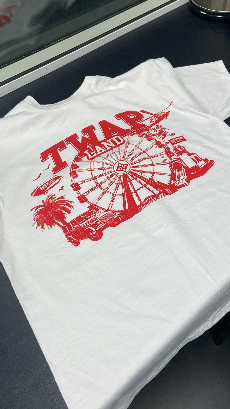 TEE SHIRT TWAP LAND BY HOODPLACE