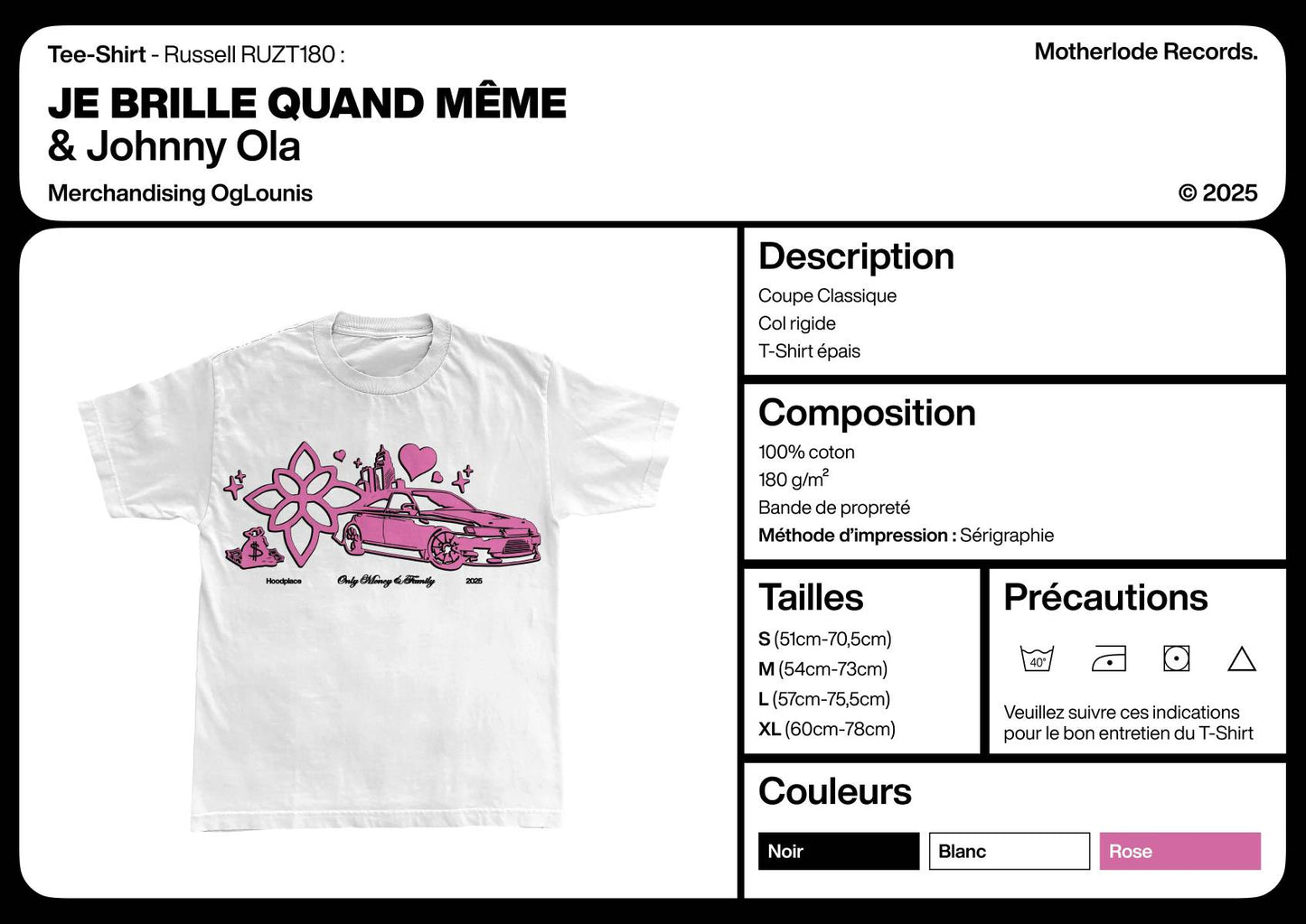 Tee-shirt "KEYTOTHECITY" by HOODPLACE & OGLOUNIS