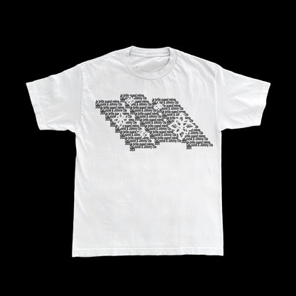 T-SHIRT "JE BRILLE QUAND MEME" version noir