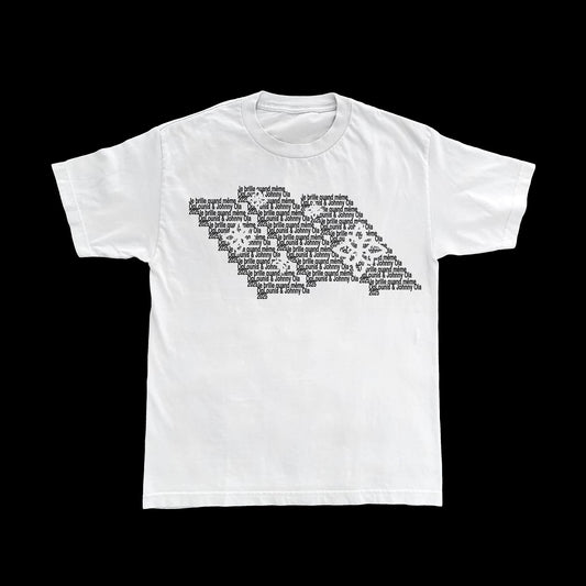 T-SHIRT "JE BRILLE QUAND MEME" version noir